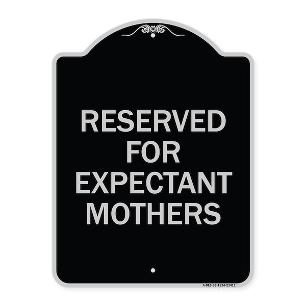 Signmission Reserved for Expectant Mothers Heavy-Gauge Aluminum Architectural Sign, 18" L, 24" H, BS-1824-23412 A-DES-BS-1824-23412 - main